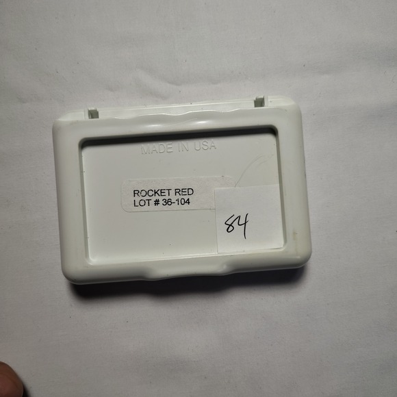 Stampin Up Rocket Red Water Based Acid Free Ink Pad Non Toxic Rubber crafts - Picture 2 of 3